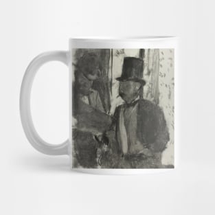 The Two Connoisseurs by Edgar Degas Mug